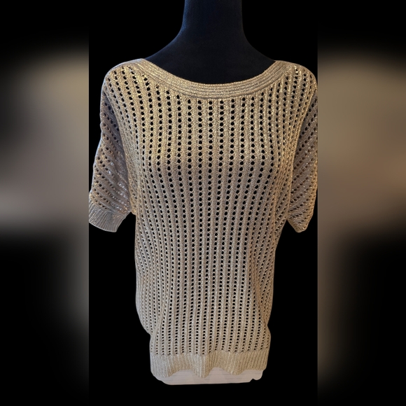 Chico's Tops - Chicos Evening Wear Glitter Top Chicos Size 1